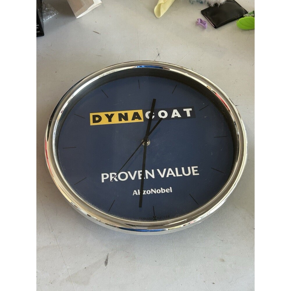 Howard Miller Hamilton 625-561 Dynacoat 12in Advertising Wall Clock AkzoNobel